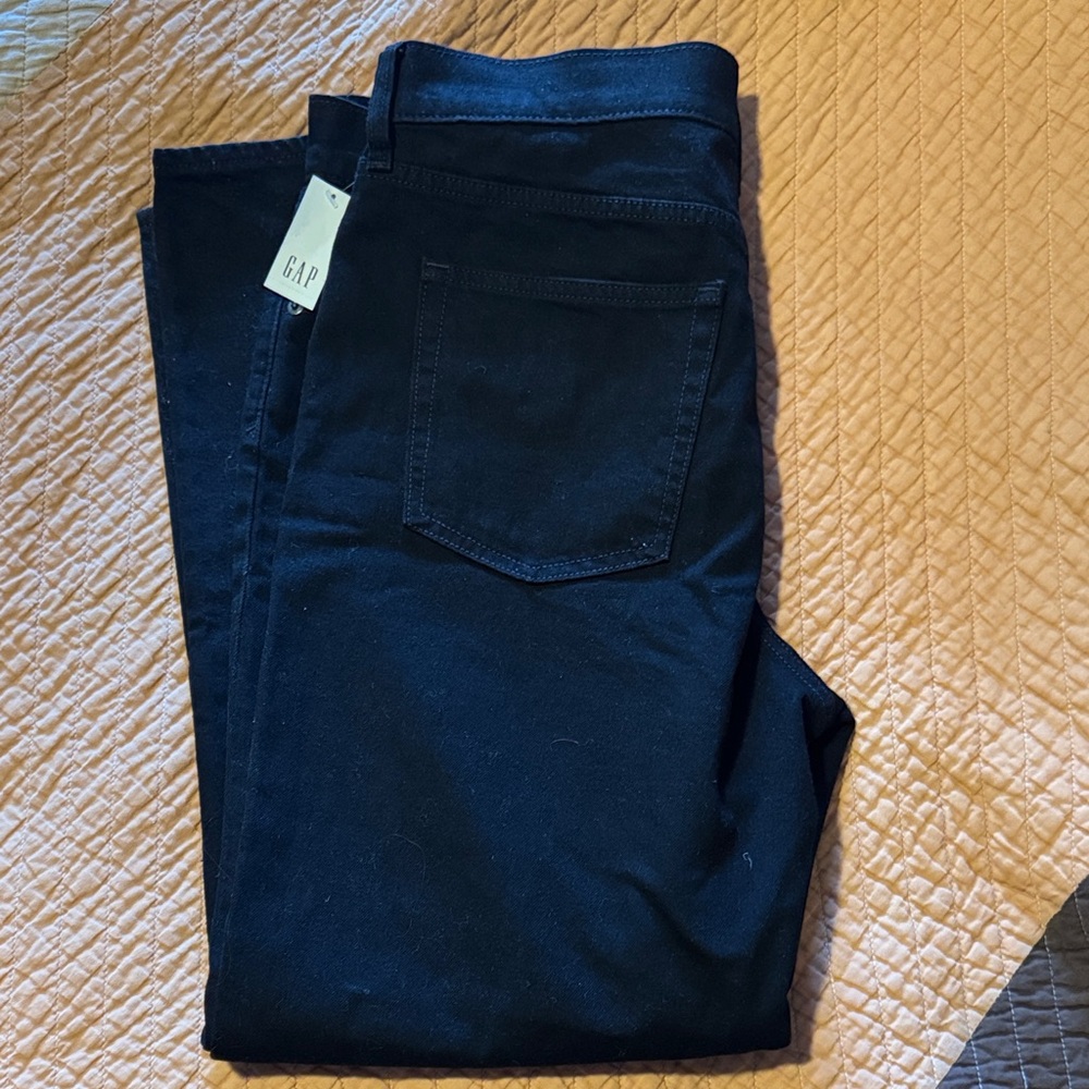 GAP Women’s Black Cheeky Straight High Rise Jeans - Picture 2 of 7